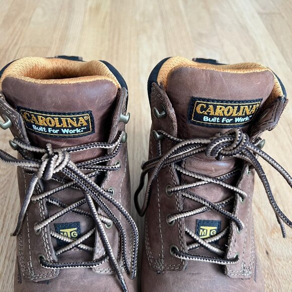 Carolina Women's Bruno 5" Full-Grain Leather Aluminum Toe Work Boots Size 10M - Picture 4 of 11
